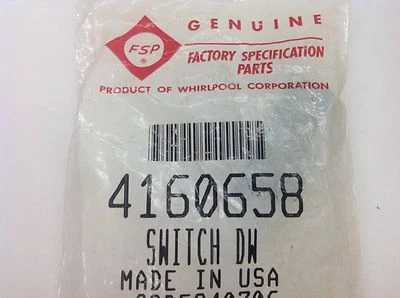 Interruptor de seguridad de bloqueo de puerta para lavavajillas KitchenAid 9740712 4160658 AP3124207 Foto 1 de 3