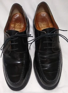 Barker England 9.5 D (US) Derby Shoes Handmade Northampton VG cond - Picture 1 of 11