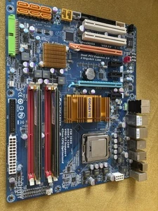 Płyta Główna GIGABYTE GA-EP45-DS3 z procesorem Intel Core 2Duo Q6600 - Zdjęcie 1 z 3