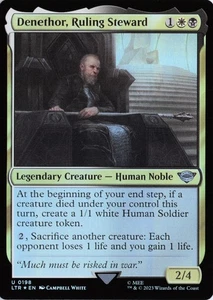 Denethor, Ruling Steward, #198, LTR, Foil, U - NM - Picture 1 of 2