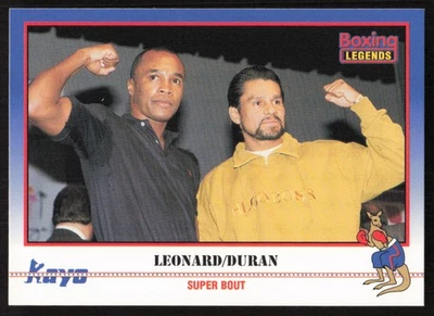 1991 Kayo Sugar Ray Leonard vs Roberto Duran Super Bout Boxing Card #037 - Image 1 of 2