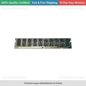 KTD-GXA/64 Kingston 64MB SDRAM ECC PC-66 66Mhz - Picture 1 of 1