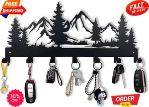 Portachiavi in metallo da parete ganci portachiavi per parete organizer rack  - Foto 1 di 8