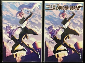 EDGE OF SPIDER - VERS #3 SPIDER-GWEN JEN BARTEL VIRGIN + TRADE VARIANT COVER 2022 - Bild 1 von 2