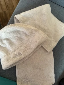 The North Face Mütze Schal Beige Fleece - Bild 1 von 1
