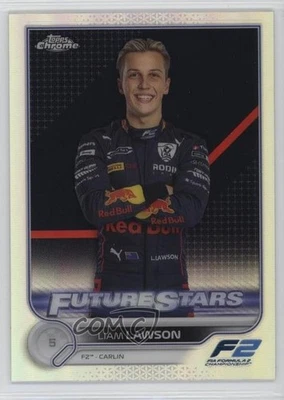 2022 Topps Chrome Formula 1 F2 Racers Future Stars Refractor Liam Lawson #81 - Image 1 of 2