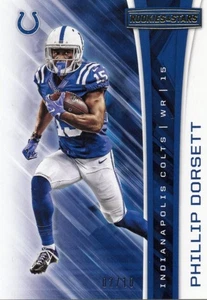 2017 Panini Rookies & Stars - Phillip Dorsett #187 Nero e Blu /10 - Foto 1 di 2
