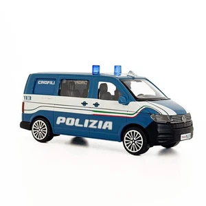 18-30448 Bburago - Volkswagen Transporter T6 Polizia - Mezzo cinofili - 1:43 - Imagen 1 de 5
