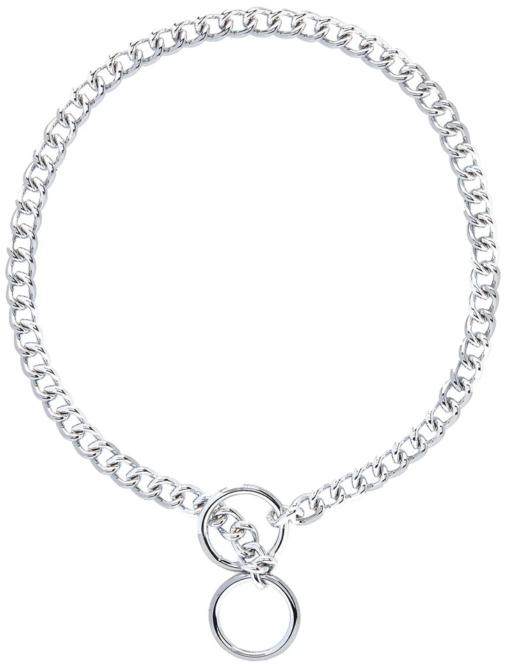 Collar de entrenamiento con cadena para perro Herm Sprenger, 3,0 mm x 24", collar para perro se fija a... Foto 1 de 1