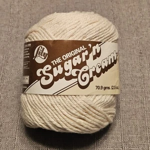 Sugar n Cream Yarn Cotton 2.5 oz. Color Ecru #4N Lot 944 - Picture 1 of 5