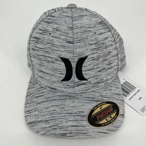 Sombrero Hurley Calce Elástico Para Hombre Talla S/M Gris Brezo Icono Logo Nuevo Con Etiquetas - Imagen 1 de 9