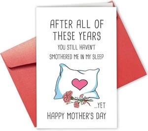 Funny Mother's Day Card for Wife, Humorous from Husband,... - Picture 1 of 7
