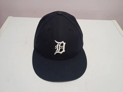 Detroit Tigers Hat Cap Fitted Mens 7 3/8 MLB Baseball 59FIFTY On Field New Era - Image 1 of 4
