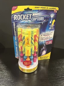Rocket Copters Soaring LED Helicopters Slingshot "As Seen On TV" NEW - Picture 1 of 4