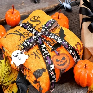 Throw Blanket Soft Flannel Halloween Blanket with Orange Pumpkin for Bed Couch - Picture 1 of 12