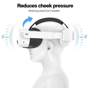 VR Experience Enhancer Adjustable and Comfortable For Meta Quest3S Straps - Picture 1 of 25