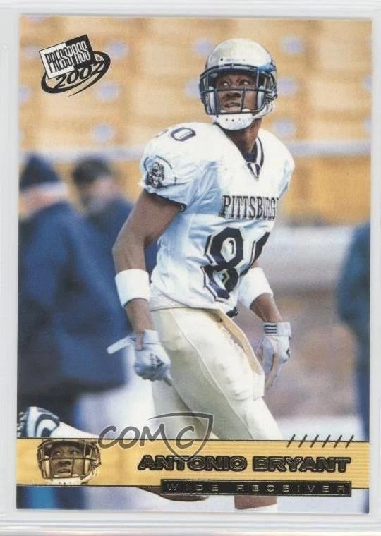 2002 Press Pass Gold Zone Antonio Bryant #G20 Rookie RC - Image 1 of 2