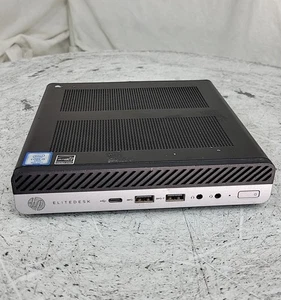 HP ELITEDESK 800 G4 2B084UT#ABA Micro Desktop PC BAREBONES SEE NOTES - Picture 1 of 6