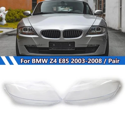 Right Left Headlight Headlamp Lens Cover Clear for BMW Z4 E85 2003-2008 No Bulb Foto 1 de 4