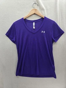 Under Armour Purple Lightweight Short sleeve Loose Women's Shirt Size-M - Picture 1 of 10