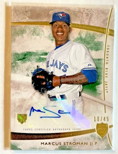 2014 Topps Supreme SA-MS Marcus Stroman RC Auto #10/45 Toronto Blue Jays - Picture 1 of 2