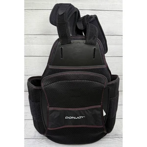 DonJoy Back Brace II TLSO Size Large/XL Black with Shoulder Straps Thoracic Aid - Picture 1 of 3