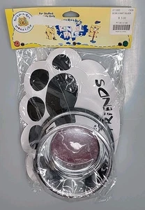 NIP Build a Bear Bearemy's Kennel Pals Silver Bowl and Mat BABW - Picture 1 of 2