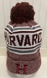 Harvard University Beanie Mütze Erwachsene Einheitsgröße weinrot grau weiß von Legacy - Bild 1 von 21