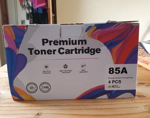 4x Black Toner Cartridge Compatible with HP CE285A 85A P1102 P1102w P1104w NEW - Picture 1 of 6