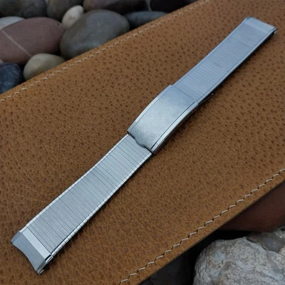 17,2 мм из нержавеющей стали новый из старых запасов классический неиспользованный винтажный ремешок для часов Duchess 1960-х годов - Изображение 1 из 4