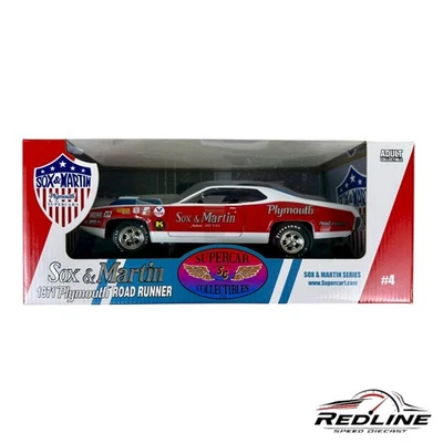 🇺🇸Supercar Collectibles Sox & Martin 1971 Plymouth Roadrunner 1:18 TV🇺🇸 - Image 1 of 4