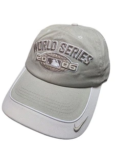 St Louis Cardinals Vs Tigers World Series Beige Hat 2006 Nike Baseball Cap MLB - Picture 1 of 16