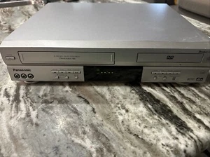Panasonic PV-D4734S 4-Head Hi-Fi DVD VCR Recorder Player Combo Tested no Remote - Picture 1 of 8