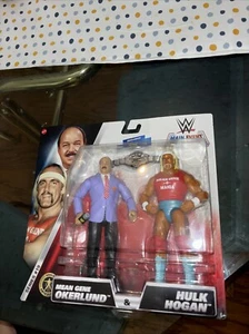 WWE Championship Showdown Series 19 Hulk Hogan & Mean Gene Okerlund Figures - Picture 1 of 2