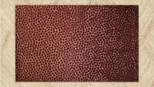 Teppich 155 cm x 240 cm Leopardenmuster  reine Wolle mit K Seide