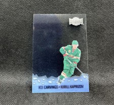 Kirill Kaprizov ICE CARVINGS 2021-22 NHL Metal Universe Skybox Hockey #IC-11