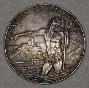 1930 Germany Karl Goetz Silver Medal Kienast 450 Occupation of the Rhineland - Picture 1 of 5