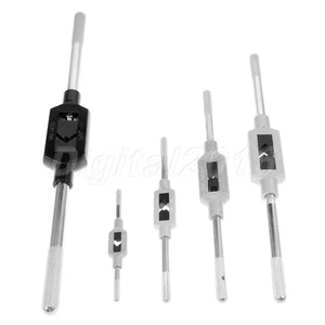 Woodworking Hand Tool American Standard Thread Screw Tap Drill Bit Wrench Holder - Picture 1 of 13