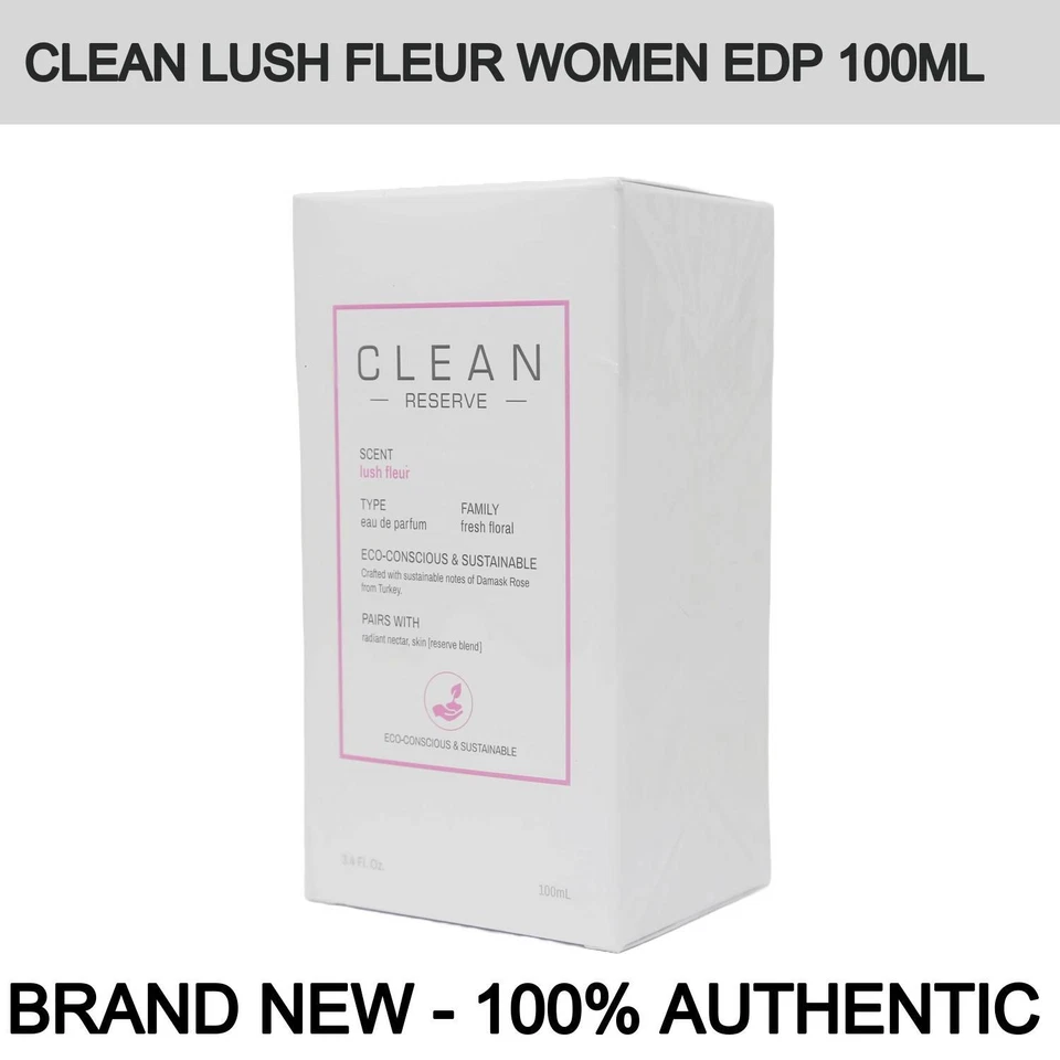 Clean Reserve Lush Fleur by Clean Eau De Parfum Spray 3.4 oz for Women