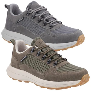 Cotswold Para Hombres Elmfield Impermeable Cómodo Suela Zapatos Gamuza Senderismo Entrenadores - Imagen 1 de 11