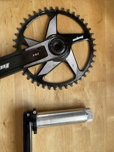 Hope RX Wide Crankset - 175mm, 30mm Spindle, Hope Direct Mount, Road Wide, Black - Picture 1 of 6
