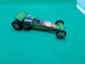 Buddy L dragster race car vintage green racer AA/F 42 STP funny die cast - Picture 1 of 6