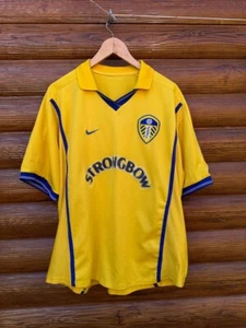 Vintage Leeds United 2001 Nike Football Shirt Soccer Jersey - Picture 1 of 8