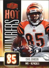 2006 Flair Showcase Hot Numbers #HN7 Chad Johnson - NM-MT