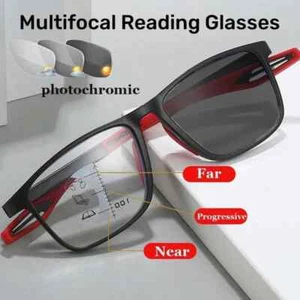 Gafas Fotocromáticas Presbicia Intelligente TR90 Lectura Progresivas Deportivas - Foto 1 di 11