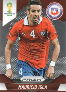 2014 Panini Prizm World Cup #42 Mauricio Isla (Chile) Base Card - Picture 1 of 2
