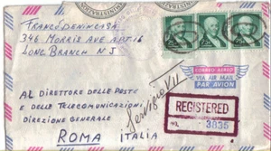 Annullo tematico STATI UNITI - 1965 - LBF/3327 - BUSTA VIA AEREA DAGLI U.S.A. - Imagen 1 de 1