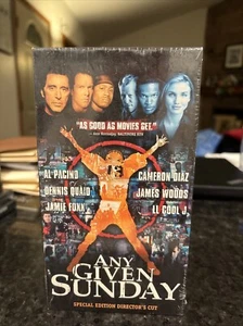 Any Given Sunday VHS New Sealed Al Pacino Jamie Foxx LL Cool J Special Edition - Picture 1 of 7