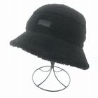 UGG Australia Faux Fur Bucket Hat Logo S Black 18830SKE/SI19 Used