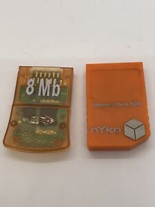 Nyko Memory Card & Intec For Nintendo GameCube Used Untested As-is